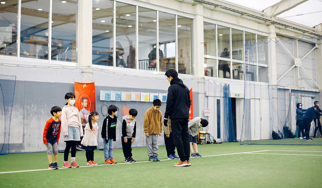 レッスン開始はあいさつ